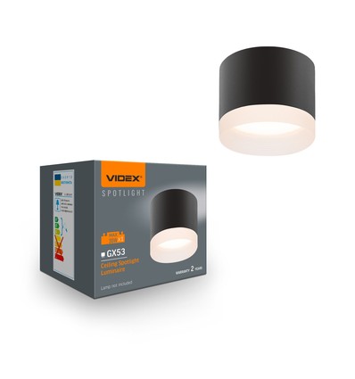 GX53 Loftspot - Påmontering, Uden lyskilde