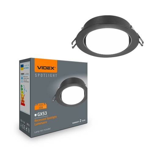 Indbygningsspot GX53
