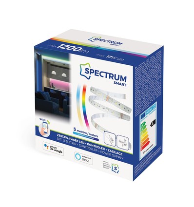 5m 17W/m RGB+CCT LED Strip sæt - 230V, 60 LED/m, Smart home, uden fjernbetjening