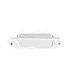 LED downlight 12W - firkantet, neutral hvid, 230V, 1400lm, forbrug 12W