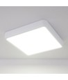 18W LED påbygningspanel - 1400lm, 4000K, hvid, 19,2 x 19,2 cm, IP20 indendørs
