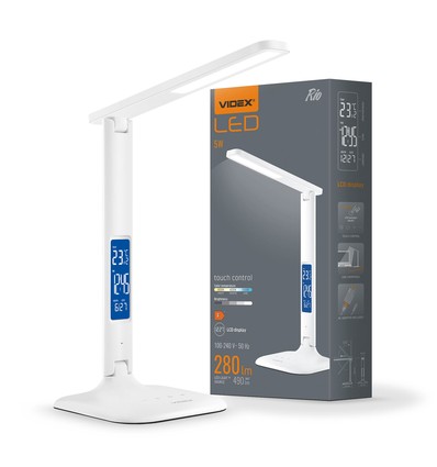 Rio bordlampe - LED, dæmpbar, hvid, 230V, 490lm, 5W