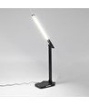 LED skrivebordslampe - med trådløs opladning, sort, 230V, 700lm, 18W
