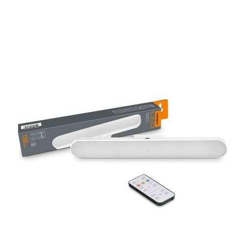 Genopladelig LED lampe - med CCT, inkl. fjernbetjening