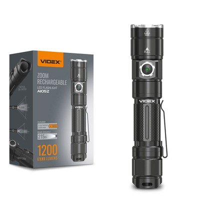 LED-lommelygte - bærbar, 5000K, lysstyrke 1200lm, forbrug 10W