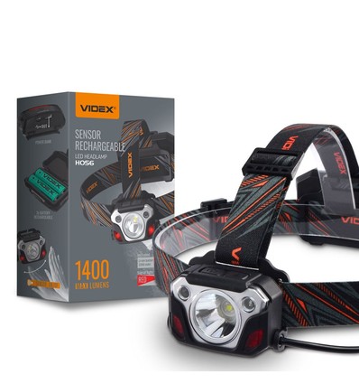 LED pandelampe - bevægelsessensor + powerbank, 4400mAh, genopladelig, IP65