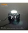 LED pandelampe - bevægelsessensor + COB, 1800mAh, genopladelig, IP65