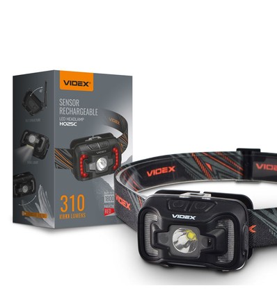LED pandelampe - bevægelsessensor + COB, 1800mAh, genopladelig, IP65