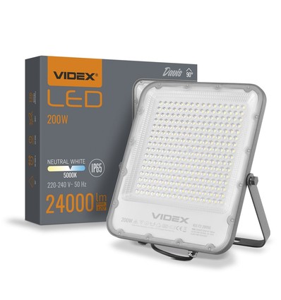 Davis 200W LED projektør - neutral hvid, 230V