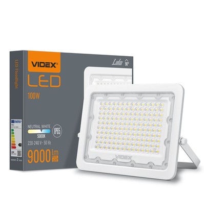 100W LED projektør - 5000K, IP65, IK07, 90° spredning, udendørs