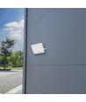 50W LED projektør med sensor - 4500lm, IP65, PIR bevægelsessensor, udendørs, hvid/grå