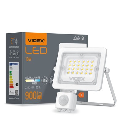 Luca spot 10W - LED, med bevægelsessensor, neutral hvid, 230V, lysstyrke 900, forbrug 10