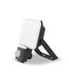20W LED projektør med sensor - IP65, 5000K, sort, udendørs, bevægelsessensor