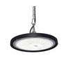 100W LED high bay, 120lm/W - 90 grader, IP65, 5000K, sort, inkl. kædeophæng