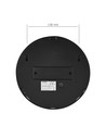 500lm solcelle væglampe med sensor - IP54, 5000K, sort, 220x220mm, bevægelsessensor