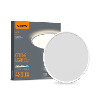 Loftslampe 44W - CCT justerbar, 220V, hvid, LED, dekorativ bagbelysning