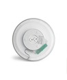 22W Ø29,3cm LED loftlampe med baglys - 2400lm, IP54, CCT skiftbar, hvid kant, inkl. lyskilde