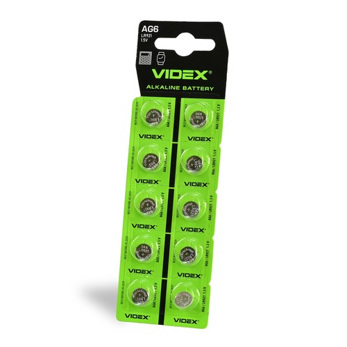 10 stk. AG6/LR921 - Alkaline batteri