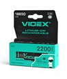 18650-P lithium-ion batteri - 2200mAh, med termisk beskyttelse