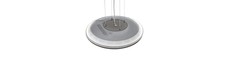 Nymphea Flad Duo 48W - CCT, 230V, 120°, IP54, Ø500x26mm, hvid, rundt.