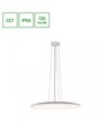 Nymphea Flad Duo 48W - CCT, 230V, 120°, IP54, Ø500x26mm, hvid, rundt.
