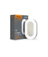 Oval sensor væglampe 11W - PIR sensor, 5000K, IP65, 825lm