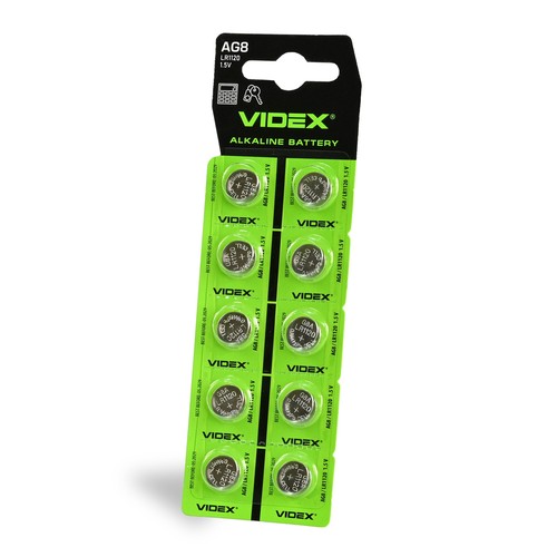 Alkaline batteri - AG8/LR1120, 10 stk
