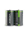 2 stk LR20/D - Alkaline batteri