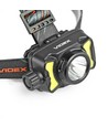 LED pandelampe - 185m rækkevidde + COB, 1800mAh, genopladelig, IP55