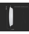 LED 30W/60W/30W Designer Loftslampe - Fjernbetjening, CCT-skift, Dæmpbar, Stjernebetræk.
