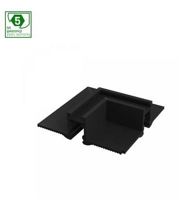 System Shift Nano - Forbindelse "L" Horisontal uden kant, Sort