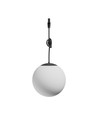 System Shift Nano skinnespot - Globe P sfære, pendel 100+1000mm kabel, 7W, sort