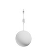 System Shift Nano skinnespot Pendel 7W - Globe P Kugle, 100+1000mm kabel, hvid