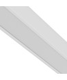 System Shift Nano - Line M lineær skinnespot, 600x12x30mm, 20W, 100°, hvid.