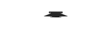 System Shift Nano - Saucer Pendel Lampe, Ø170x40mm, 7W, 100°, Sort.