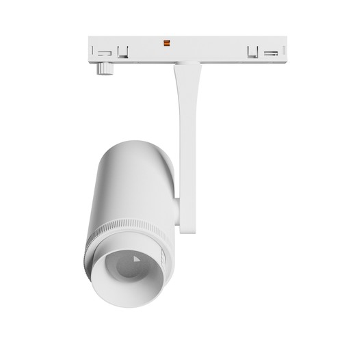 System Shift Nano skinnespot 7W - Spot Zoom, 40x80x145mm, 15-45°, hvid