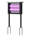 Solcelle insektlampe - Sort, IP65, 10W, dækker op til 60m2