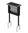 Solcelle insektlampe - Sort, IP65, 20W, dækker op til 120m2