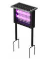 Solcelle insektlampe - Sort, IP65, 20W, dækker op til 120m2