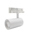 LEDlife CCT justebar skinnespot 28W - Hvid, Justerbar CCT + lysstyrke, 110lm/w, RA90, 3200lm, Flicker free, 3-faset