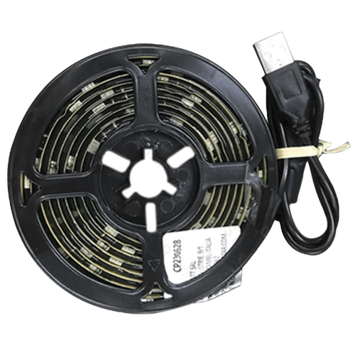 2m USB LED Strip - med fjernbetjening, RGB, 60 LED