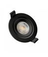 MR16 eller GU10 Downlight - Uden lyskilde og fatning, sort, Hul: Ø7,5 cm