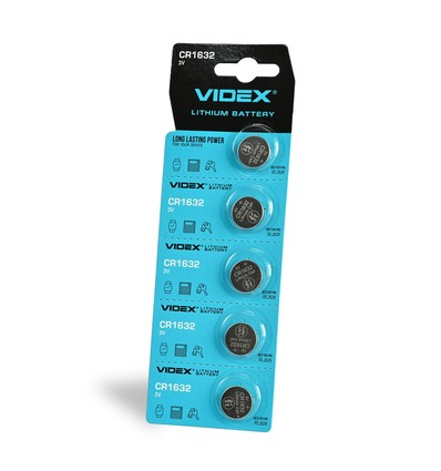 5 stk. CR1632 - Lithiumbatteri