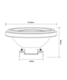 Outlet: SHARP AR111 LED Pære 12V, 12W i 2700K, Ra97, UGR19