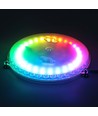 17cm / 18W RGBIC+CCT LED indsats med linser - Erstat G24, cirkelrør og kompaktrør