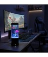 Fiskelampe RGB 23cm høj - Ø9 cm, perfekt til børn og barnlige sjæle