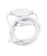3 m stik til 230V LED strip Neon COB - 3 meter ledning, Inkl. endeprop, 230V