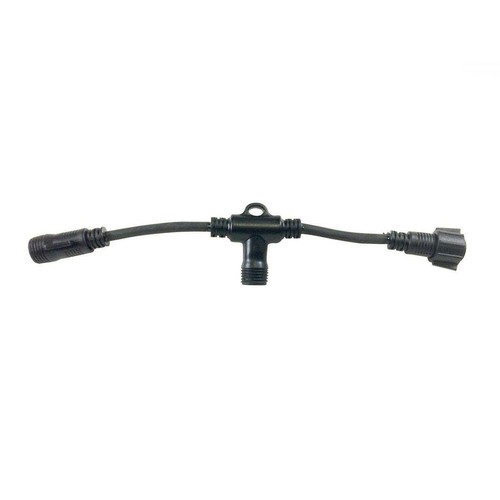Outlet: T-Connector i Sort IP65 Til Connect Pro
