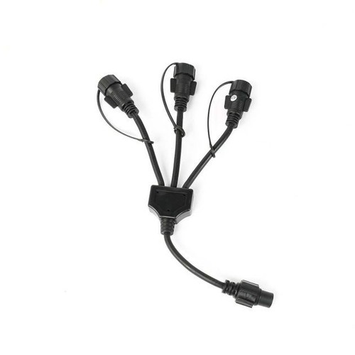Outlet: 3-Vejs Connector Kabel i Sort IP65 Til Connect Pro