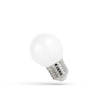 E27 4W LED kronepære - 100lm/W, mat glas, varm hvid